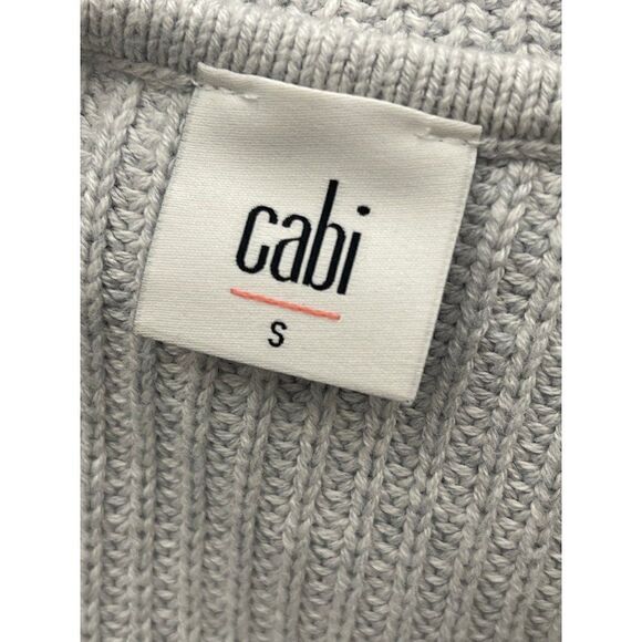 Cabi Gray Chunky Side Zipper Sweater Size S - Picture 11 of 11